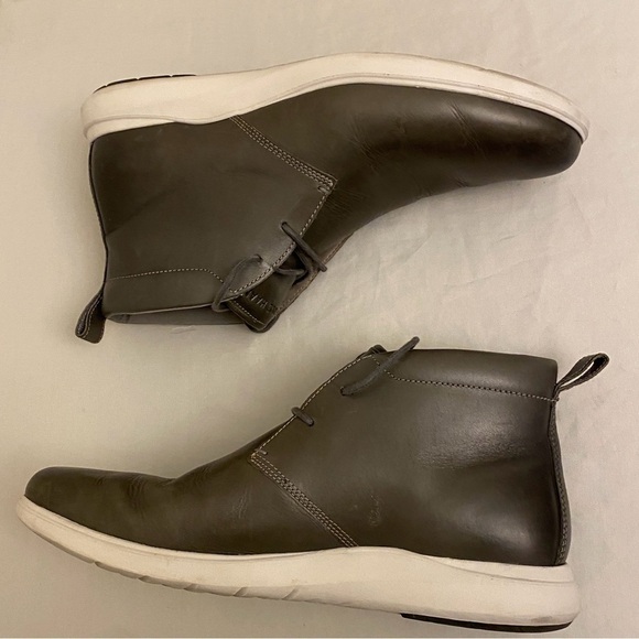 Cole Haan Men\'s Grand Plus Essex Chukka Boots Shoes Gray Lace Up Size 11.5 main image 10